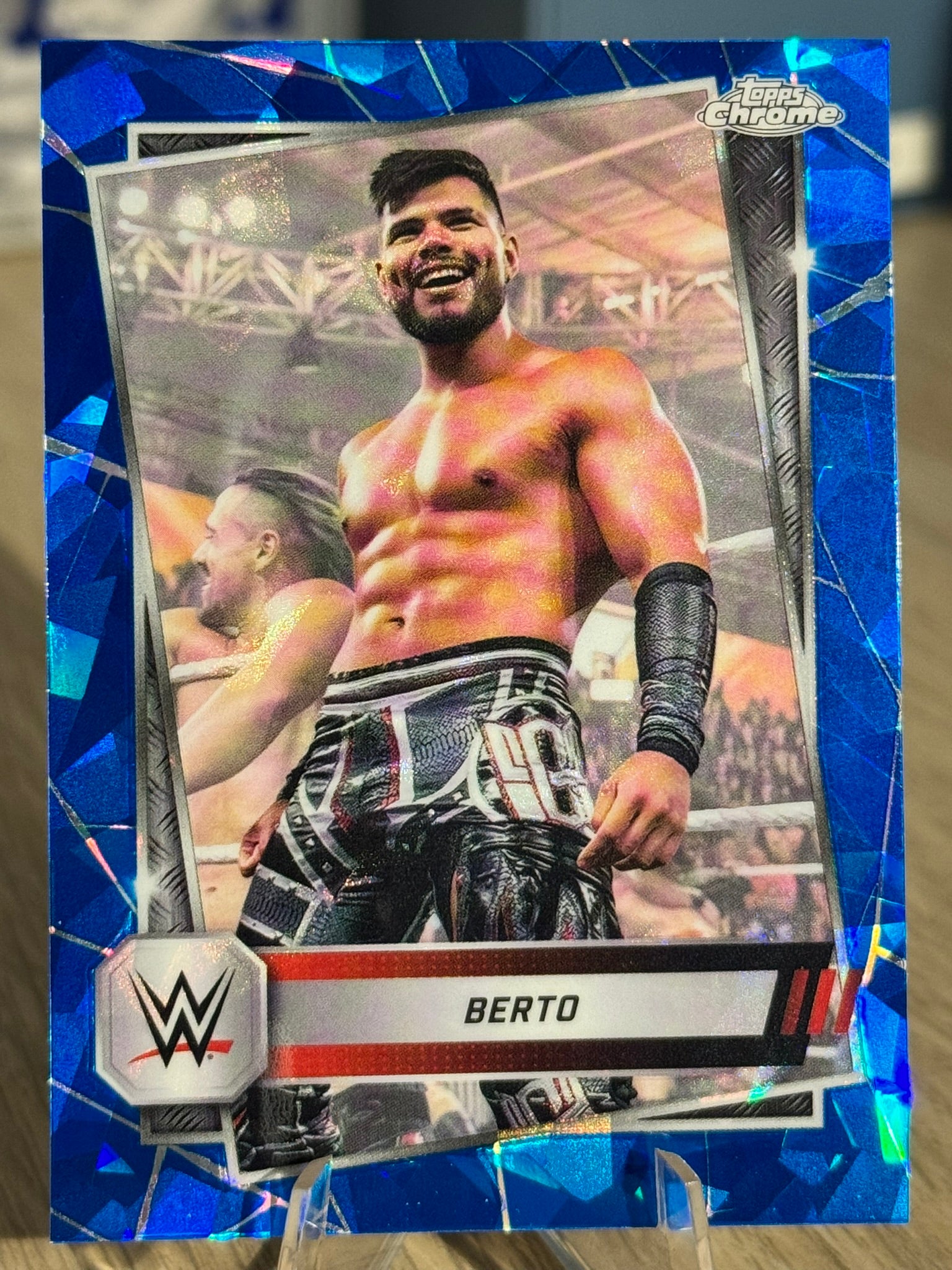 Berto 2025 WWE Topps Chrome Sapphire 2025 #147