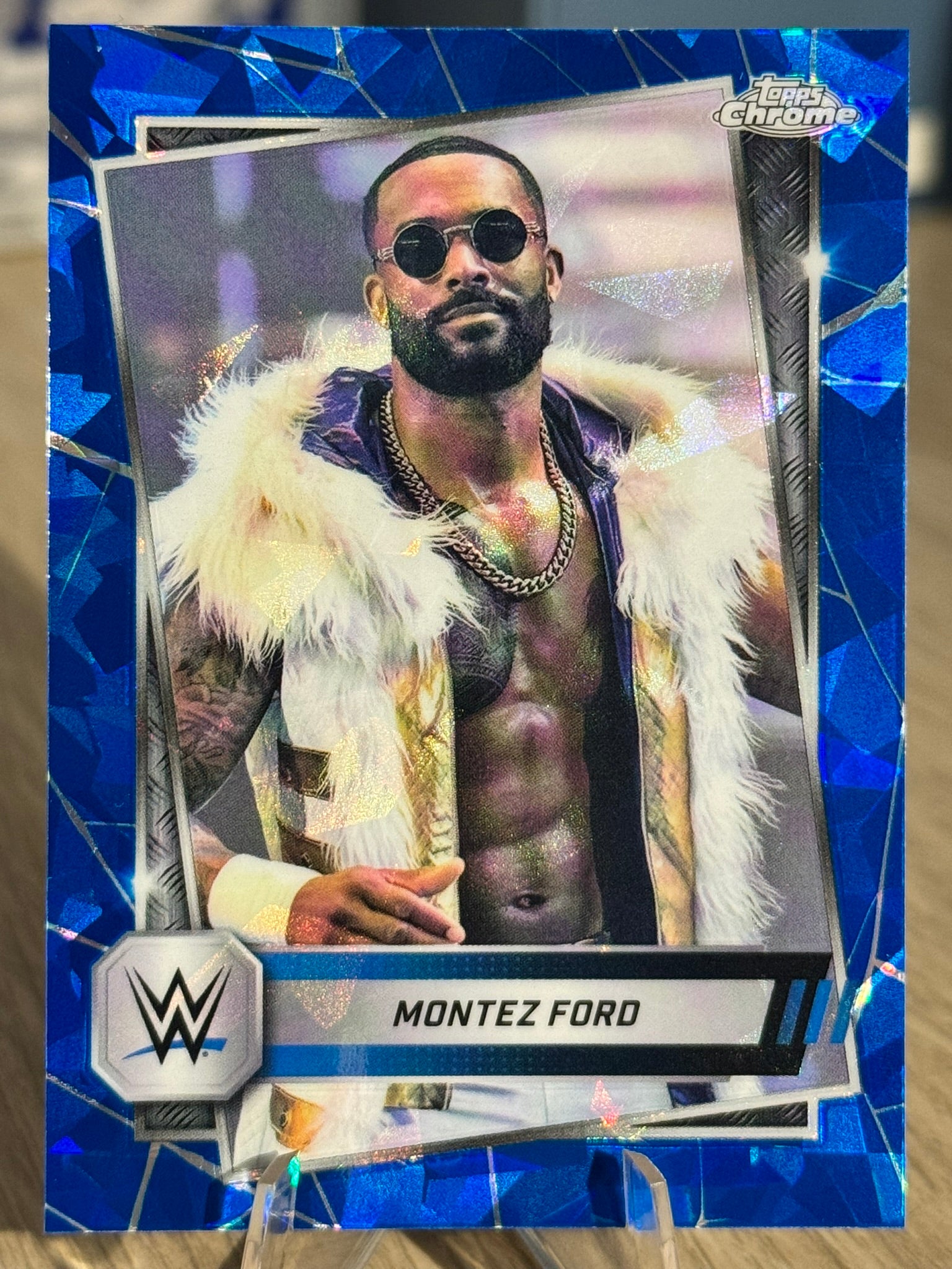 Montez Ford 2025 WWE Topps Chrome Sapphire 2025 #185