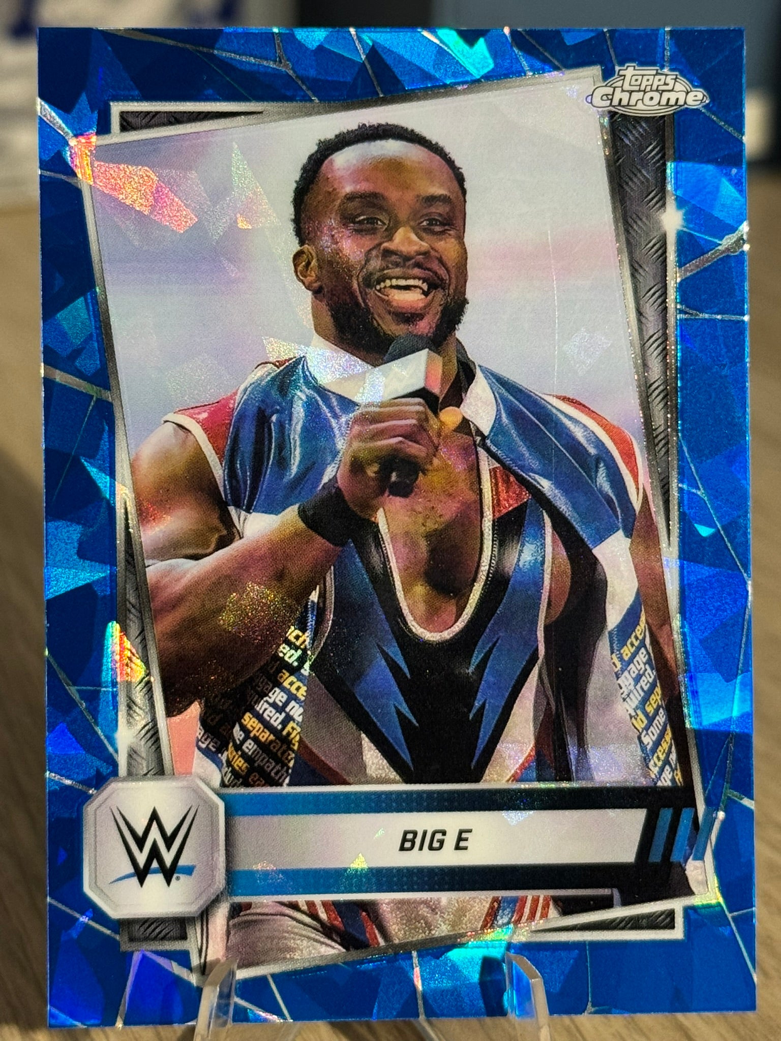 Big E 2025 WWE Topps Chrome Sapphire 2025 #172
