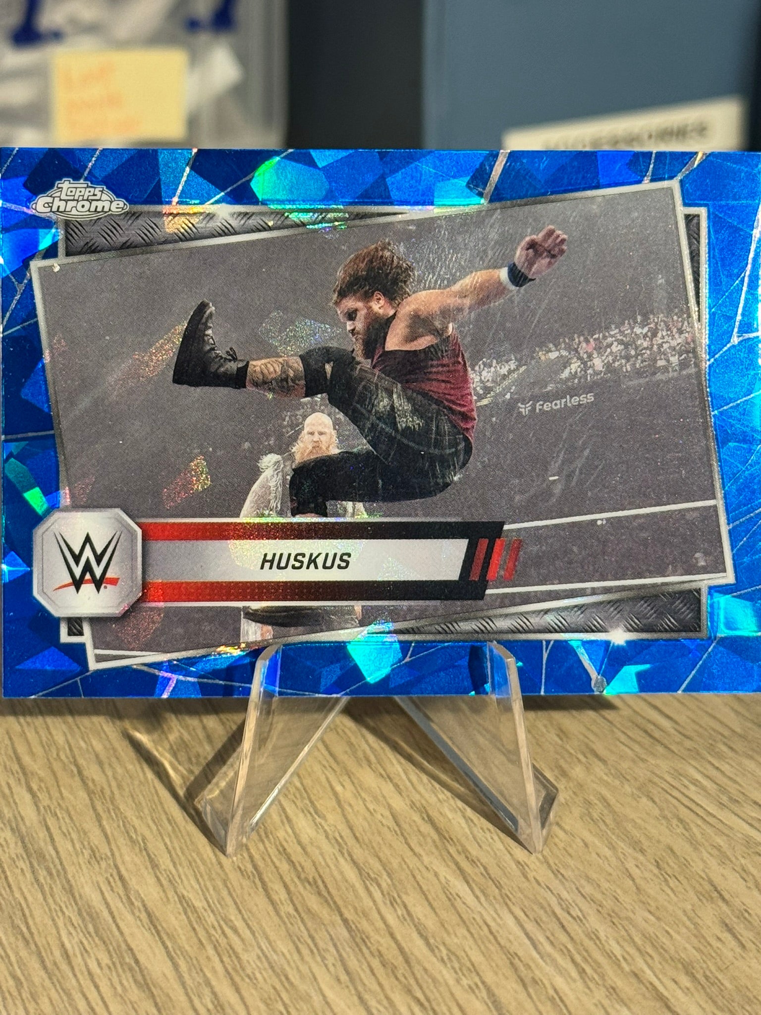Huskus 2025 WWE Topps Chrome Sapphire 2025 #83