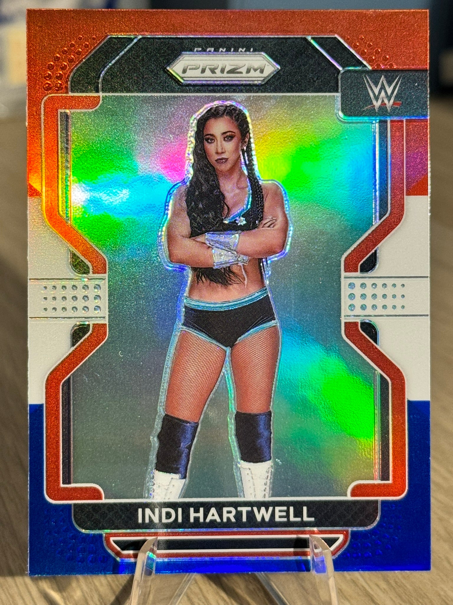Indi Hartwell 2022 "Red, White and Blue Prizm" WWE Prizm 2022 #166