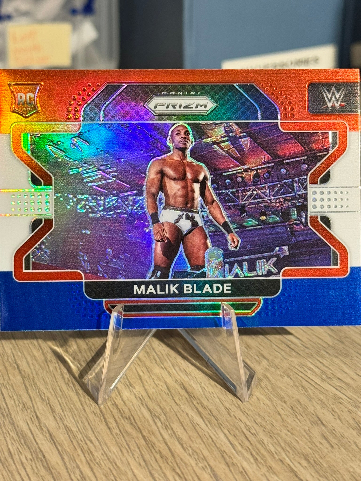 Malik Blade 2022 "Red, White and Blue Prizm" WWE Prizm 2022 #94