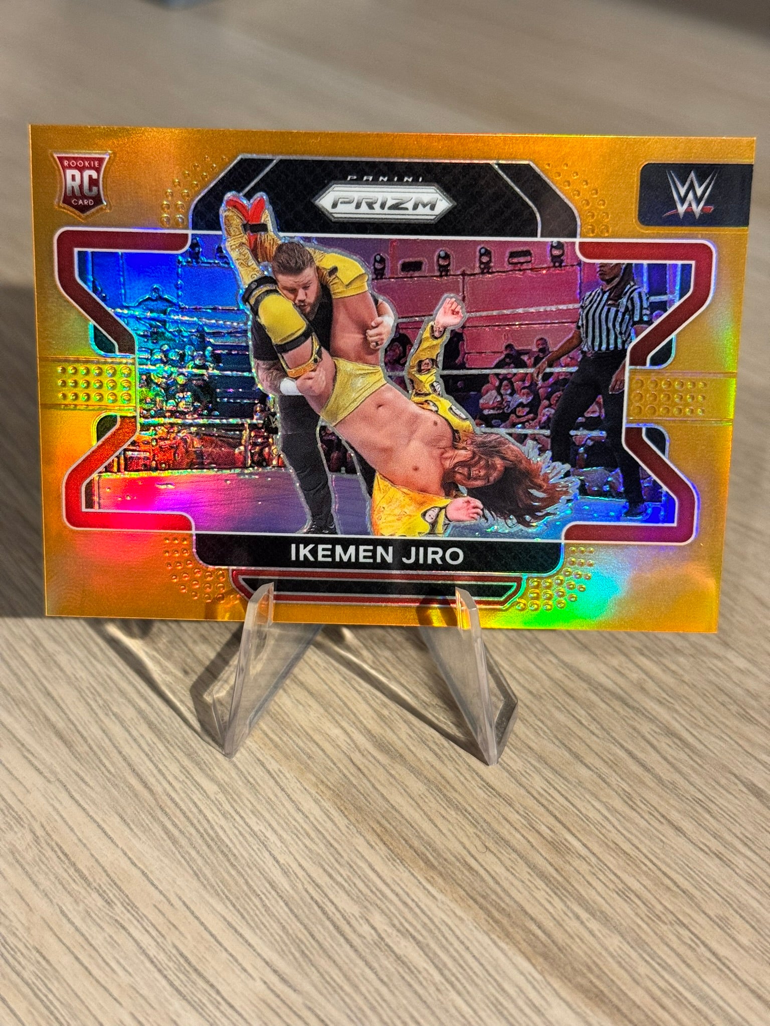 Ikeman Jiro 2022 Rookie "Orange Prizm /99" WWE Prizm 2022 #81