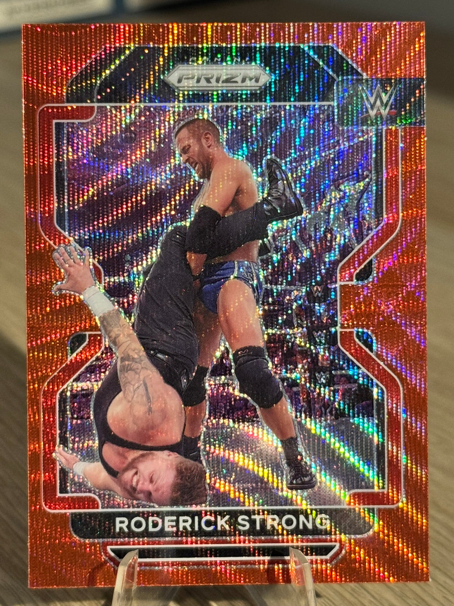 Roderick Strong 2022 "Ruby Wave Prizm" WWE Prizm 2022 #163