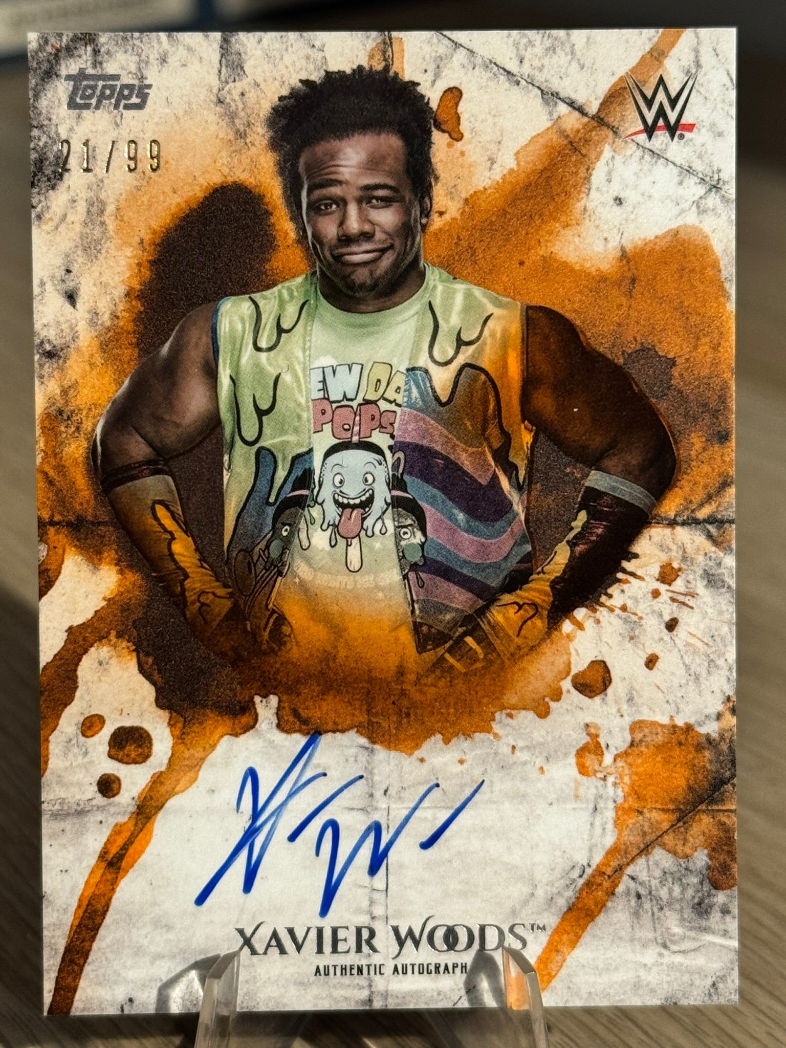 Xavier Woods 2018 On Card Autograph /99 Undisputed 2018 #UA-XW