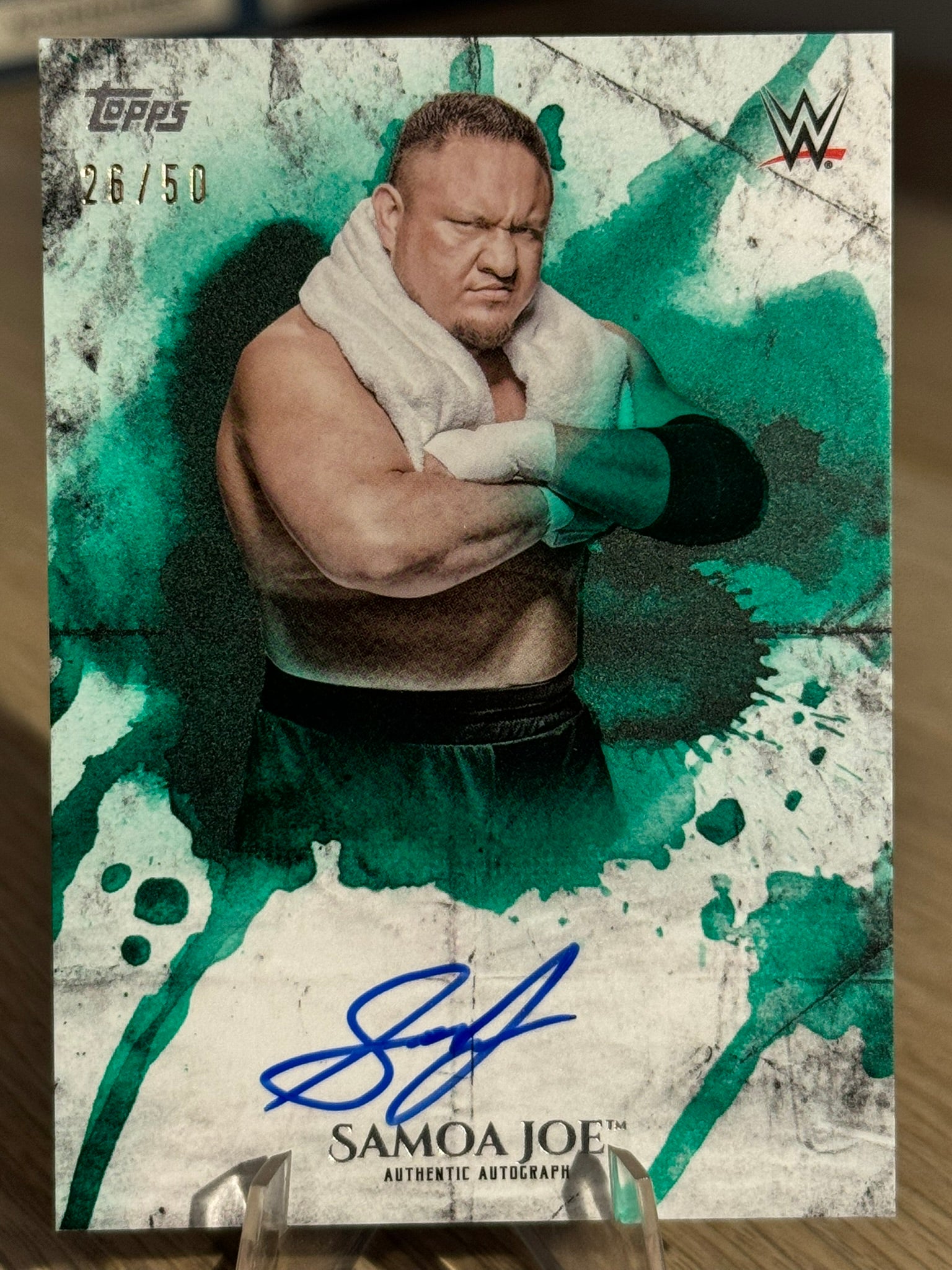 Samoa Joe 2018 On Card Autograph /50 Undisputed 2018 #UA-SJ