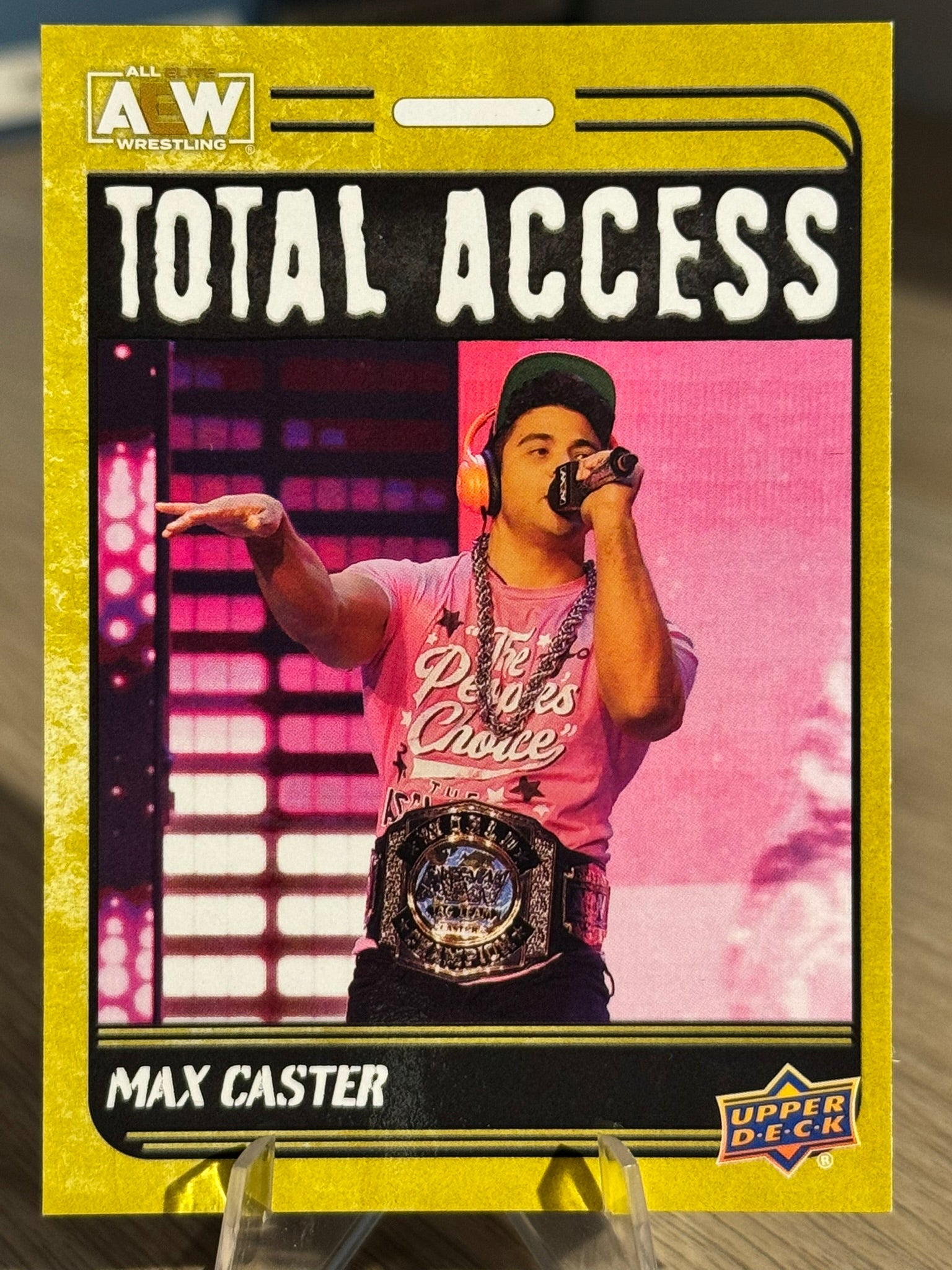 Max Caster 2023 "Total Access" AEW Upper Deck 2023 #TA-8