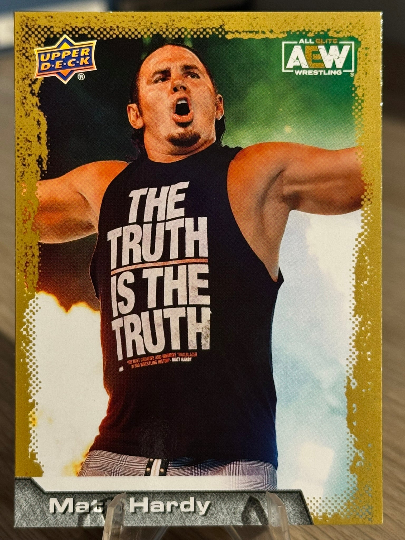 Matt Hardy 2022 Gold AEW Upper Deck 2022 #41