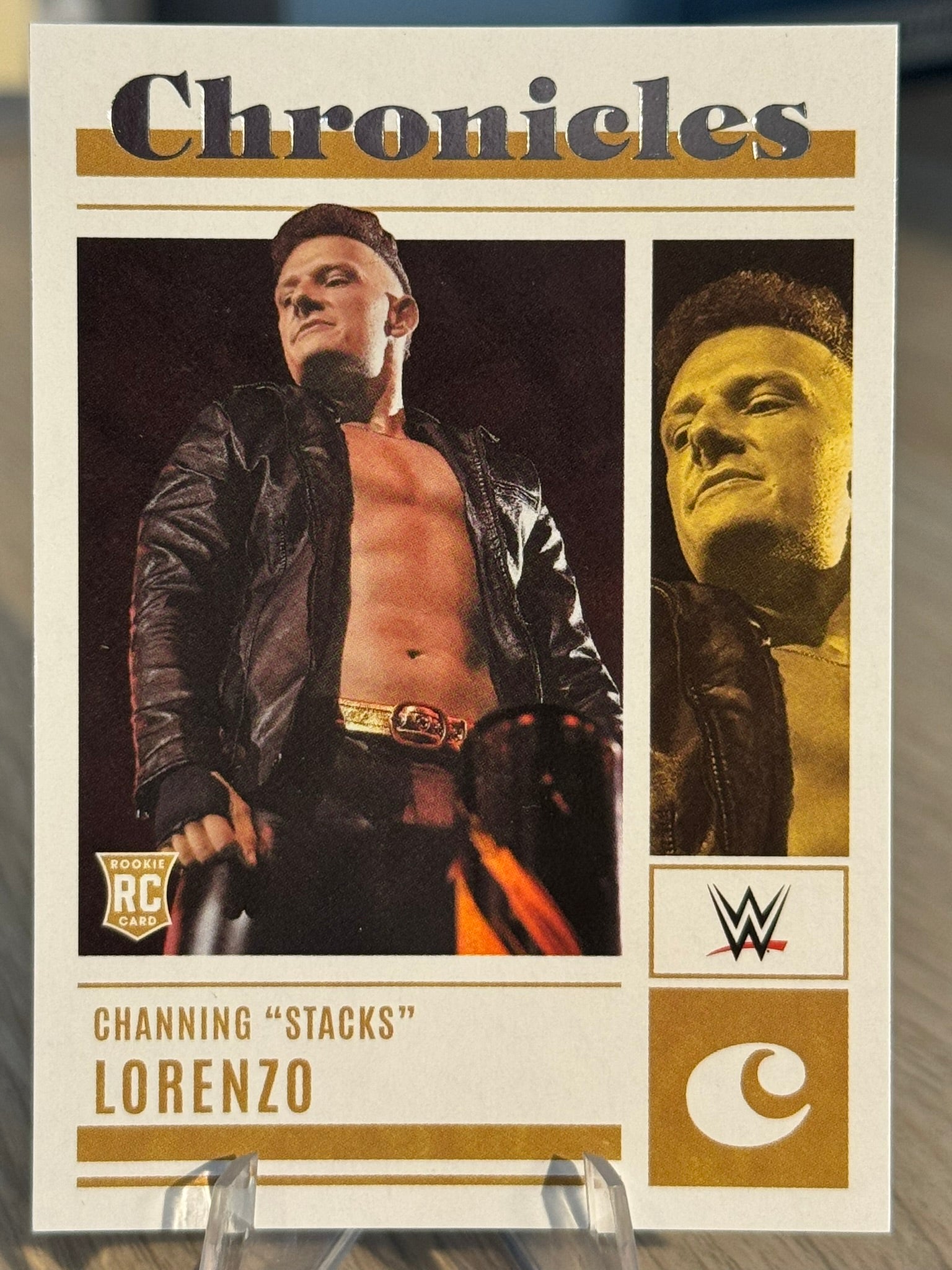 Channing Lorenzo Rookie Card 2023 WWE Chronicles #43
