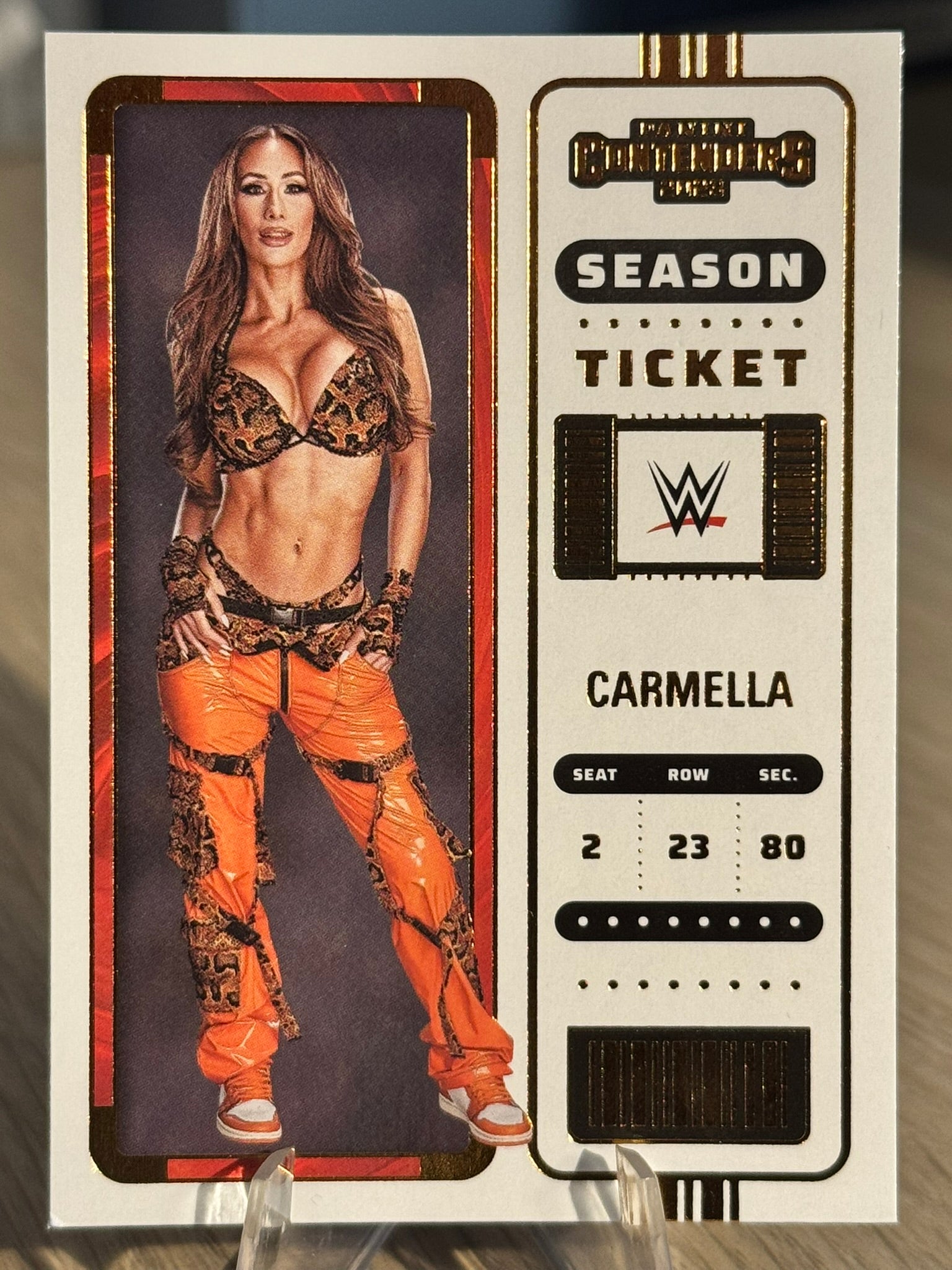 Carmella 2023 Bronze Season Ticket WWE Chronicles 2023 #111