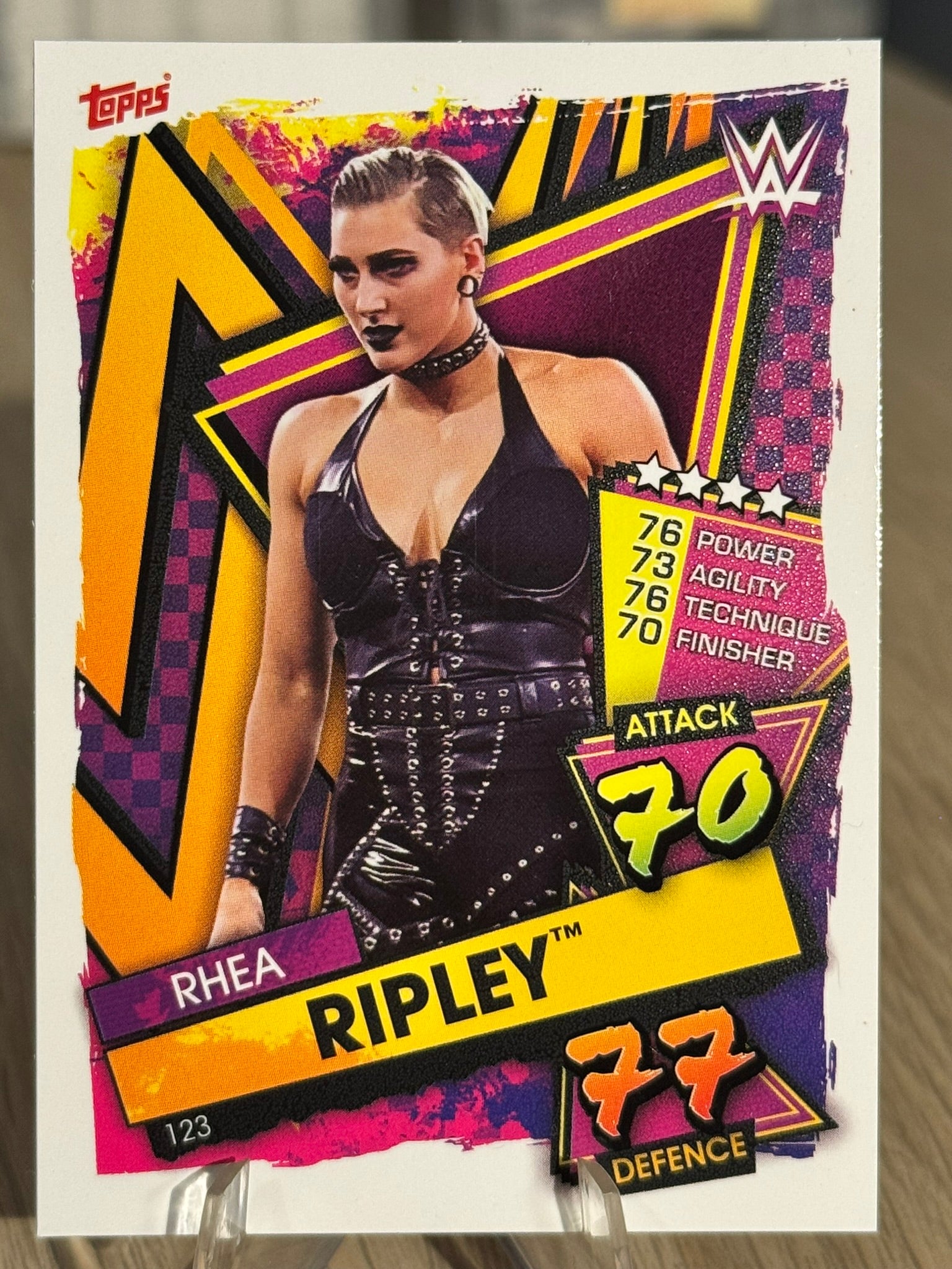 Rhea Ripley 2021 WWE Slam Attax #123