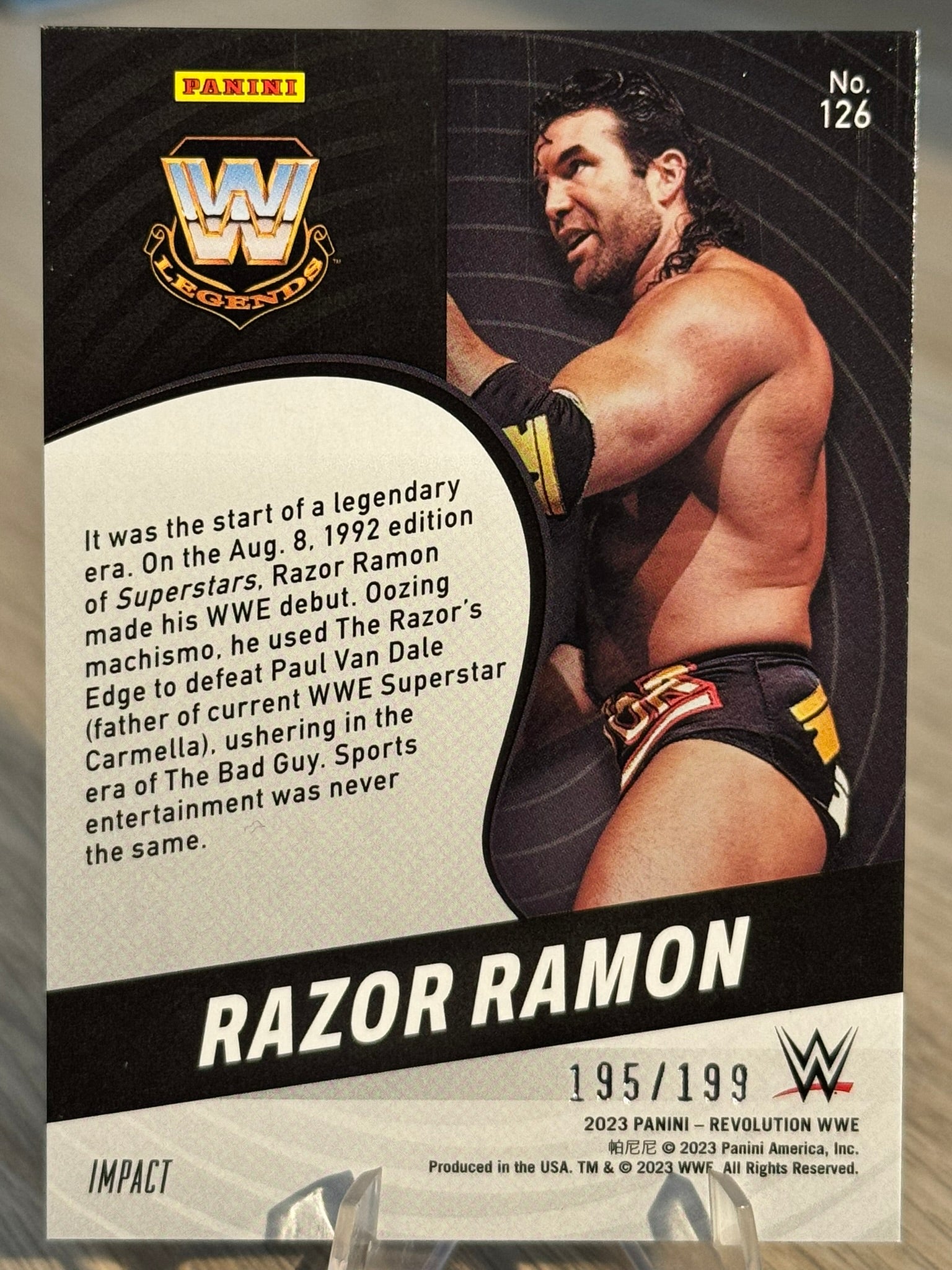 Razor Ramon Impact /199 WWE Revolution 2023 #126
