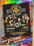 Sasha Banks vs Bayley Iconic Matches WWE Topps 2021 #MA10
