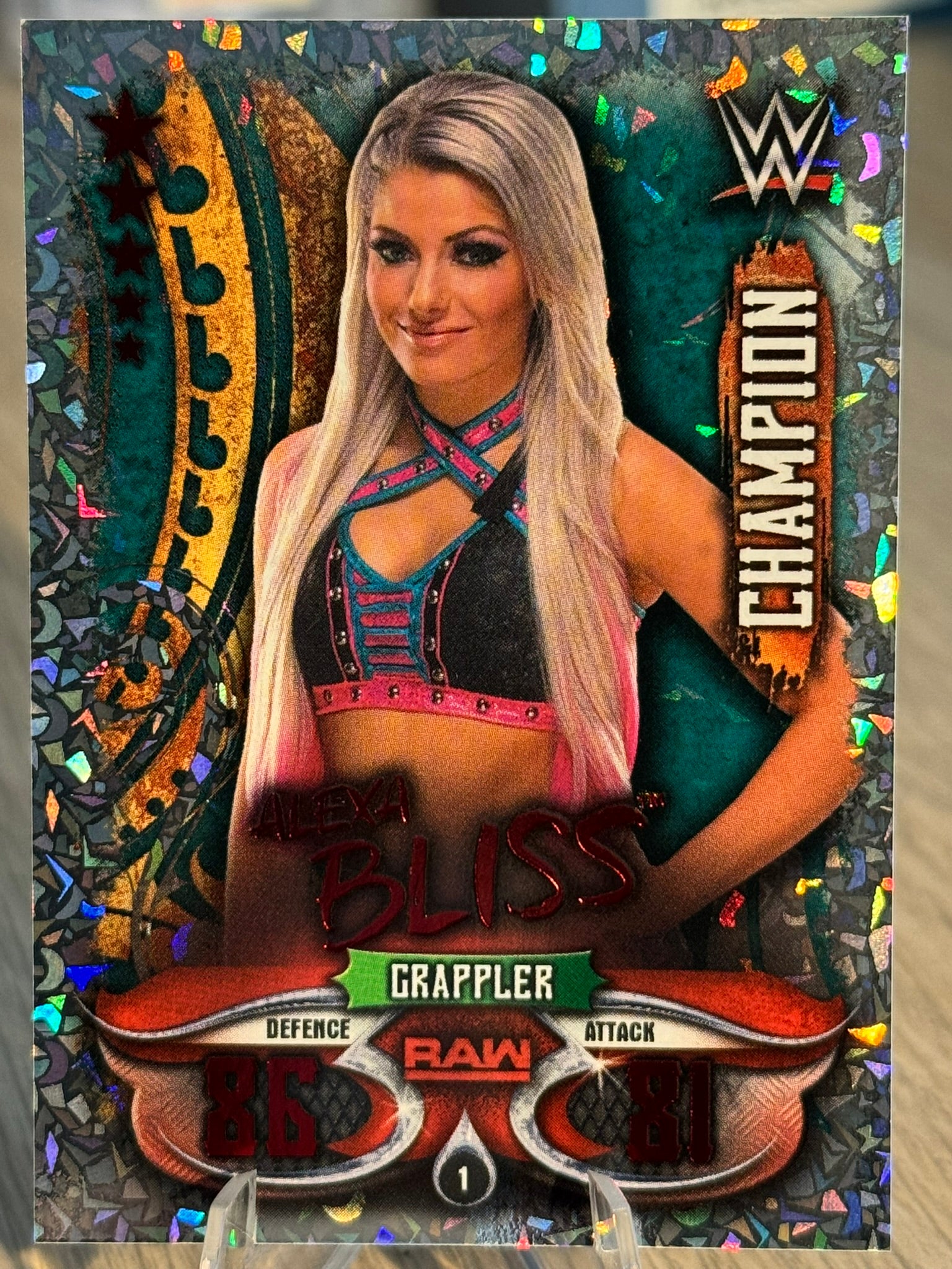 Alexa Bliss Champion WWE Slam Attax Live 2018 #1