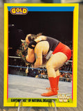 Earthquake of Natural Disasters WWE 1992 Gold Series 2 #58