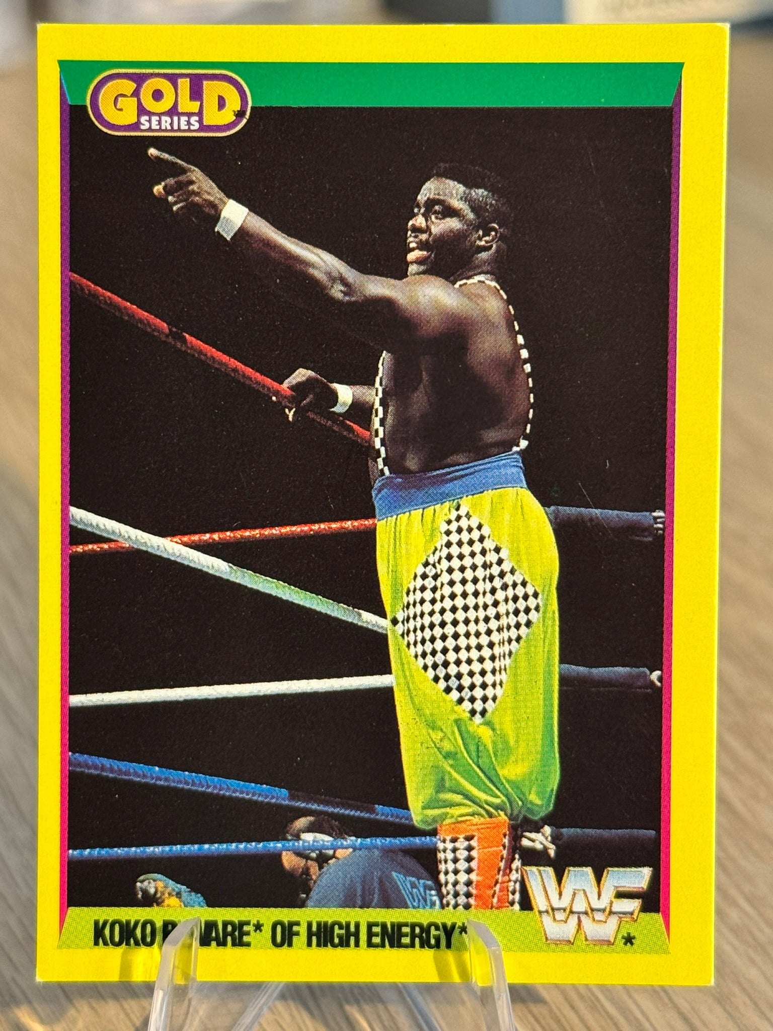 Koko B. Ware of High Energy WWE 1992 Gold Series 2 #75