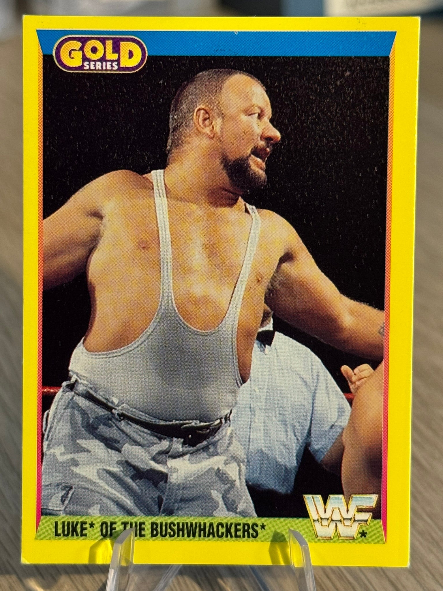 Luke of the Bushwhackers WWE 1992 Gold Series 2 #76