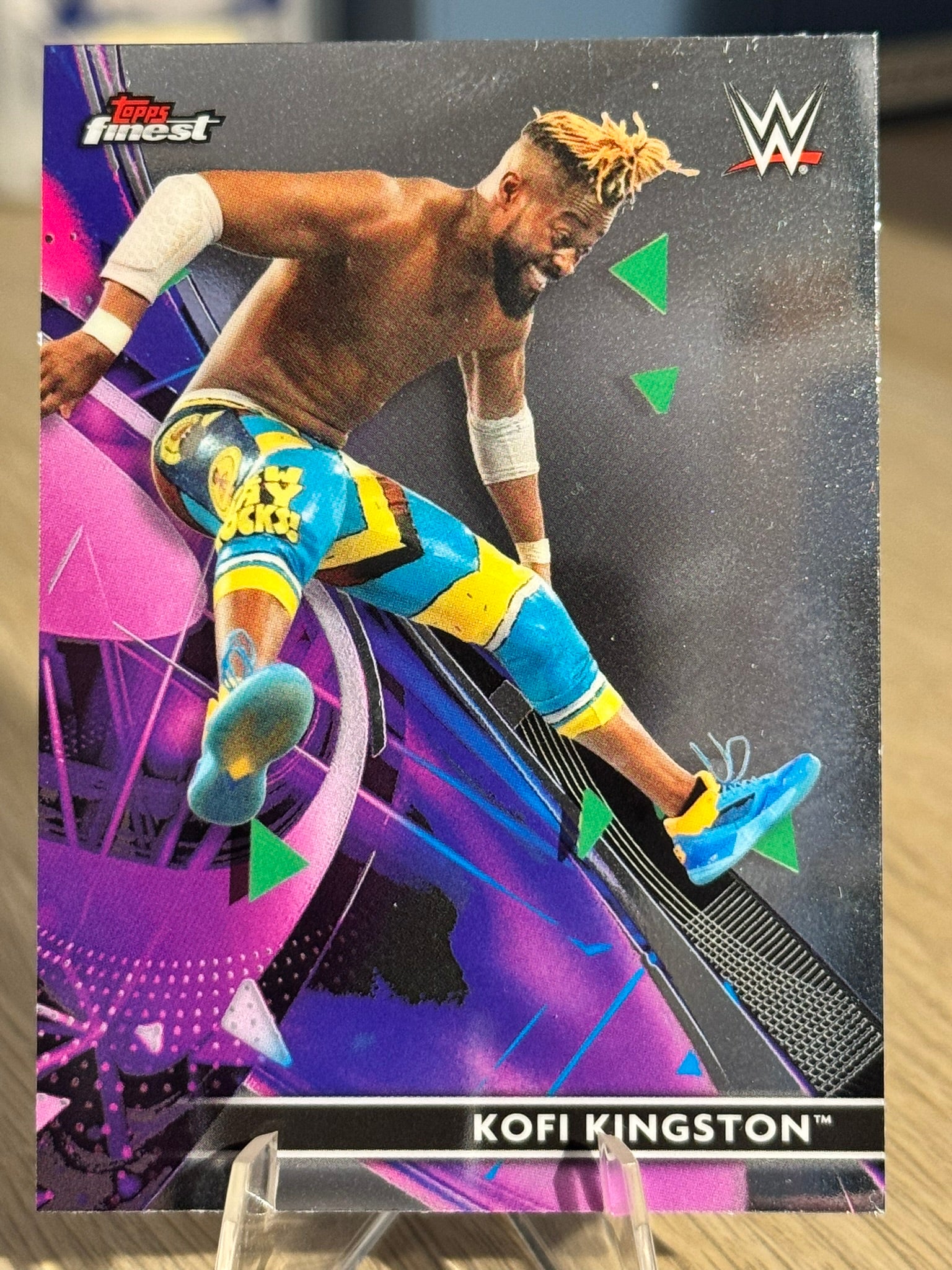 Kofi Kingston WWE Topps Finest 2021 #19