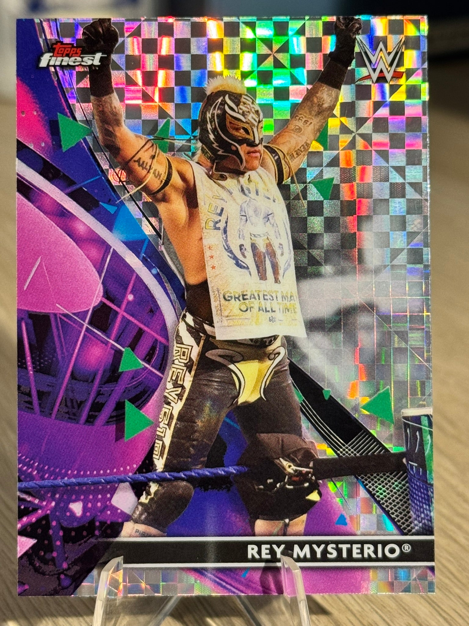 Rey Mysterio “X-Fractor” WWE Topps Finest 2021 #63