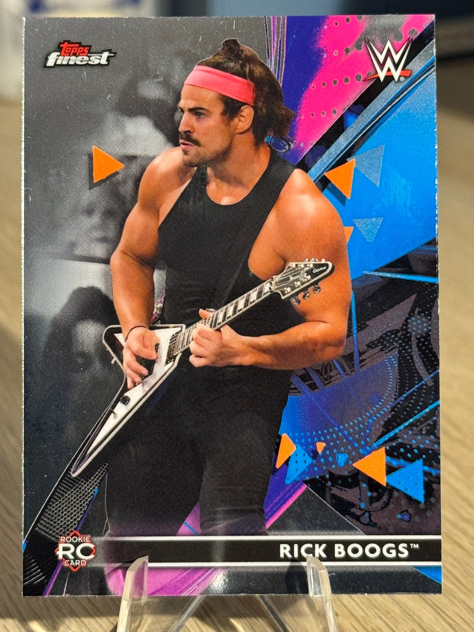 Rick Boogs “Rookie” WWE Topps Finest 2021 #64