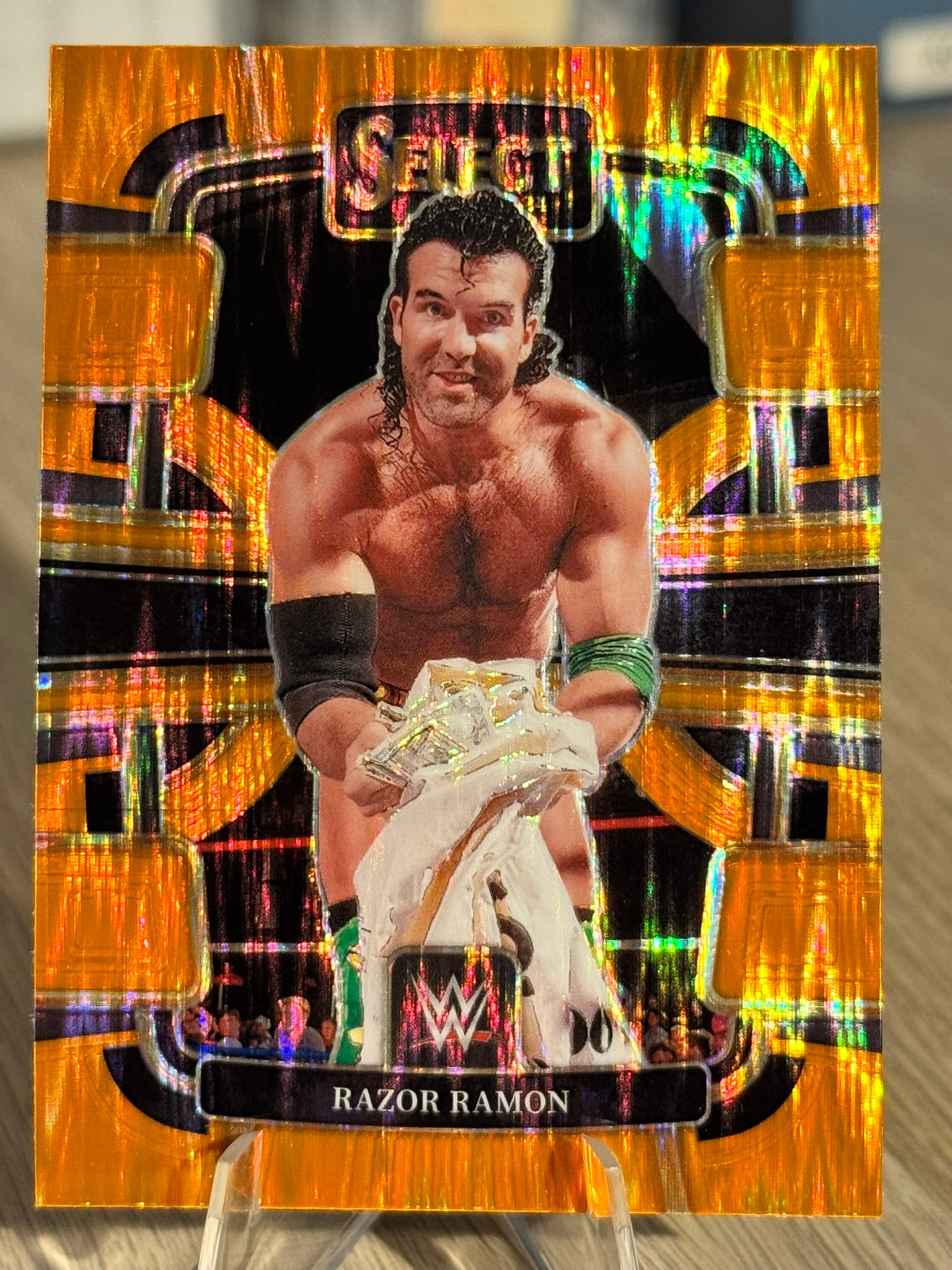 Razor Ramon 2024 Orange Flash Prizm WWE Select 2024 #83