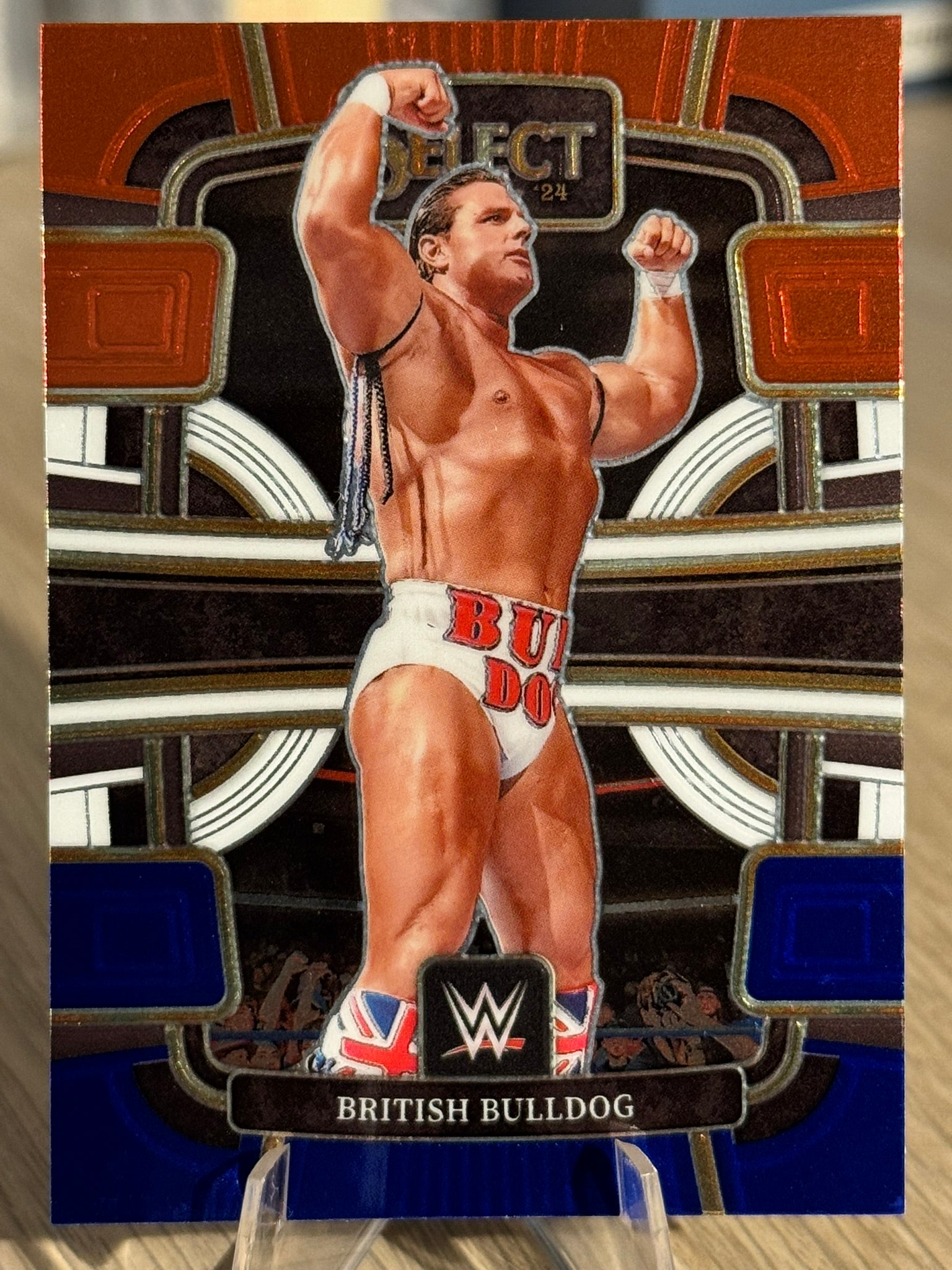 British Bulldog 2024 Red / Blue WWE Select 2024 #69