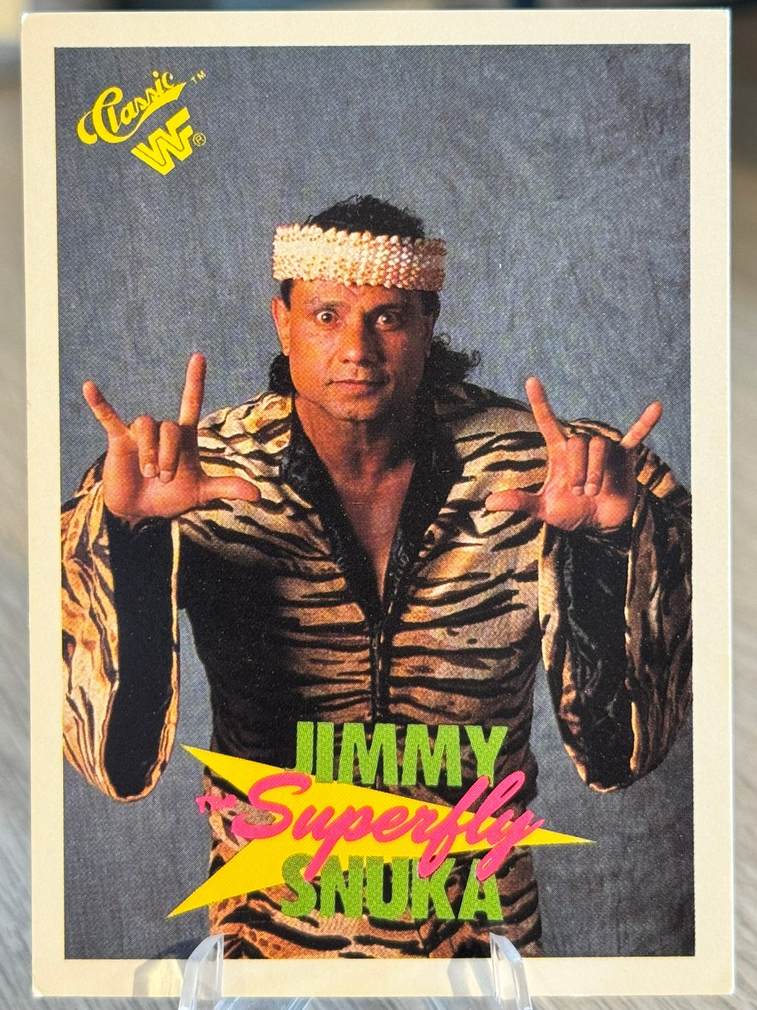 Superfly Jimmy Snuka 1990 WWF Classic Games #14