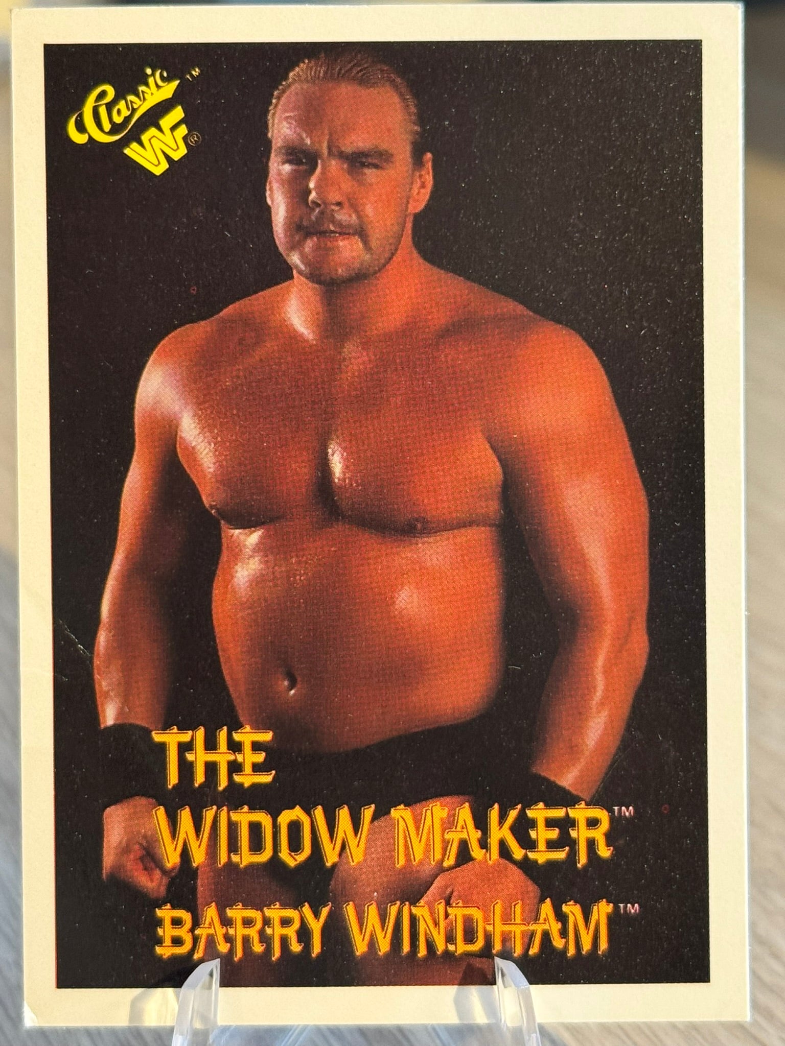 The Widow Maker Barry Windham Damaged 1990 WWF Classic Games #42