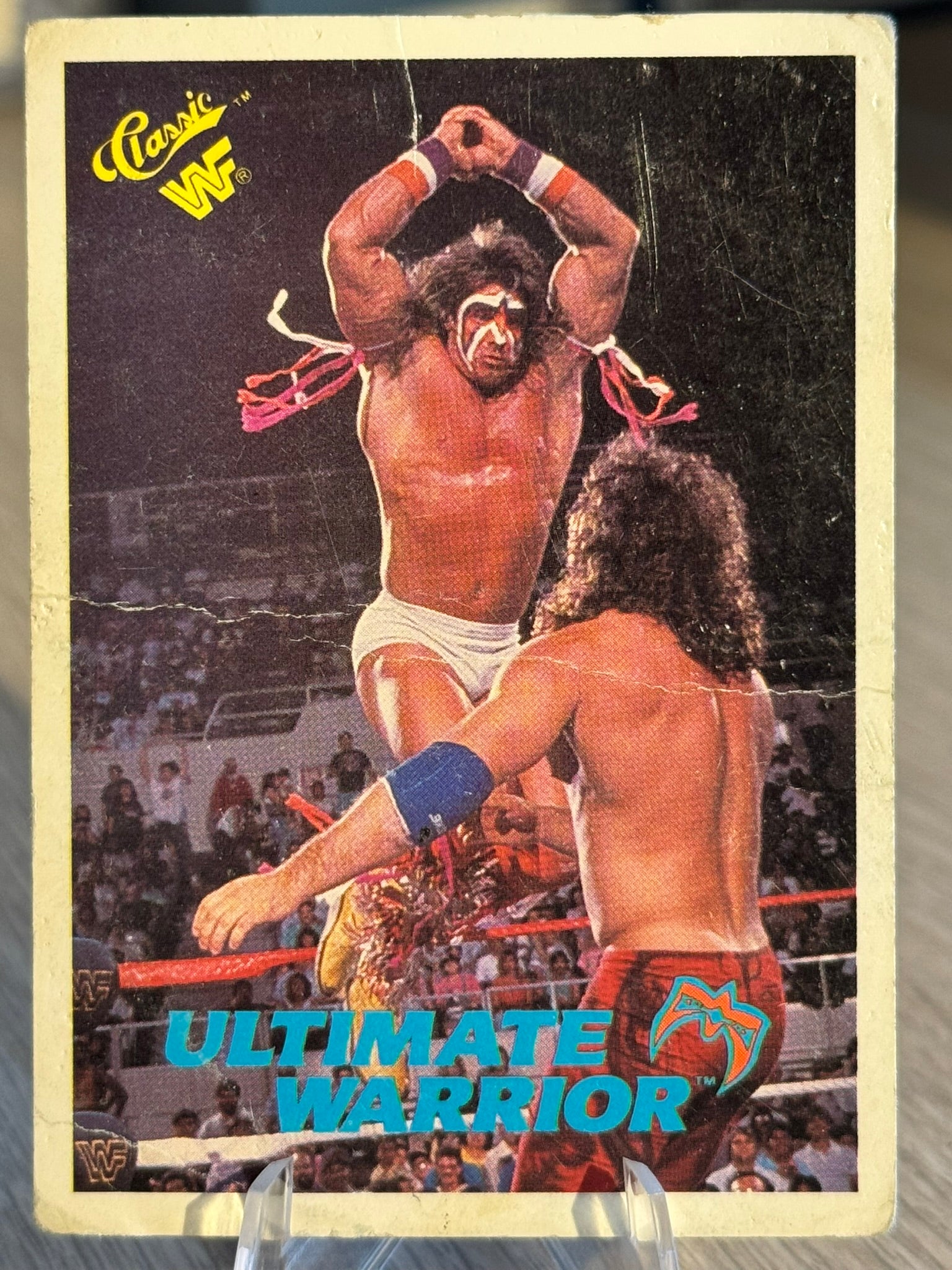 Ultimate Warrior Damaged 1990 WWF Classic Games #61