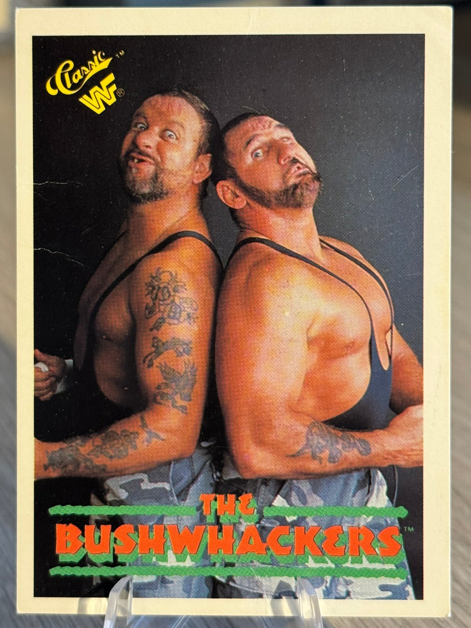 The Bushwhackers Damaged 1990 WWF Classic Games #70