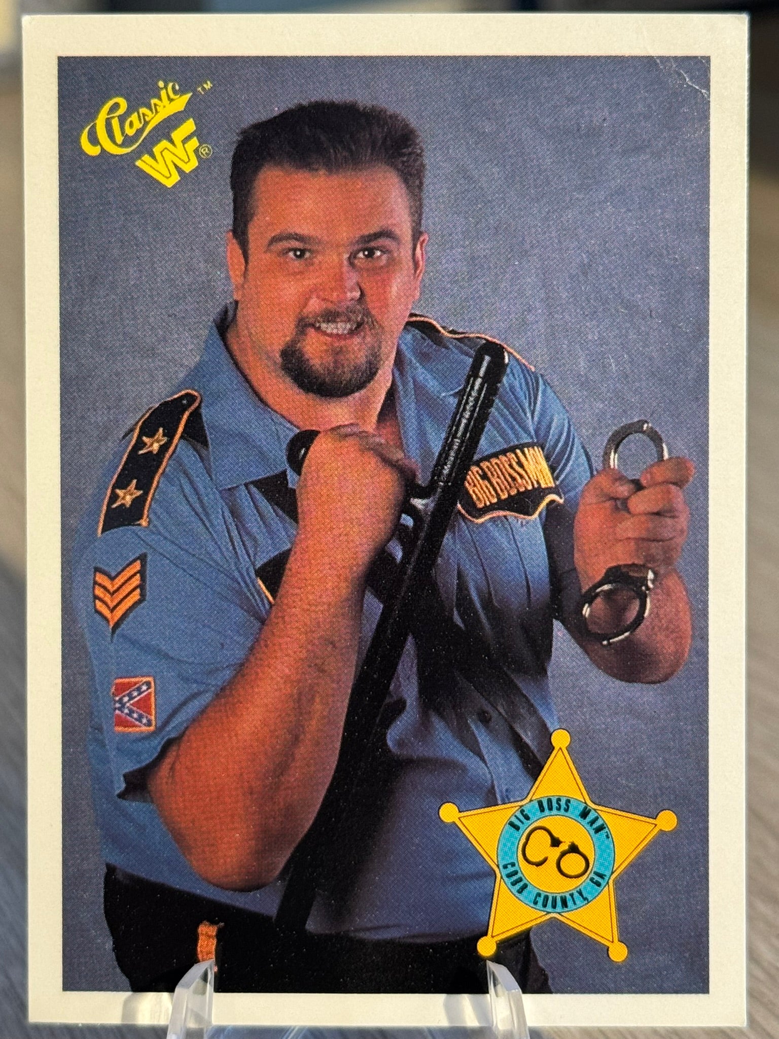 Big Boss Man Damaged 1990 WWF Classic Games #103