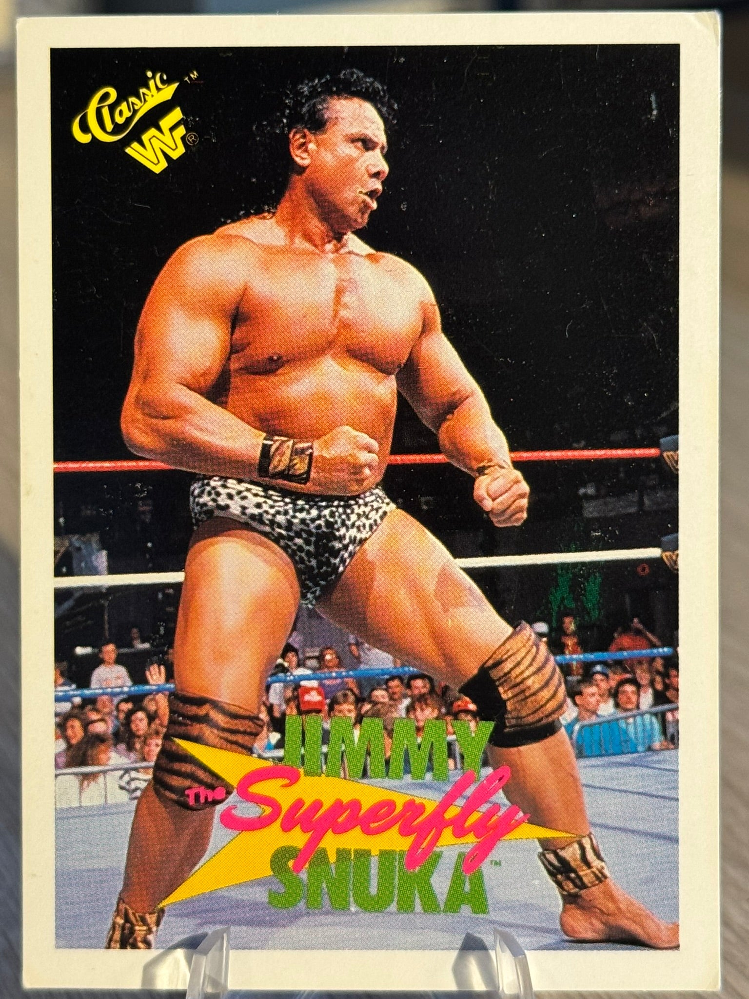 Superfly Jimmy Snuka 1990 WWF Classic Games #114