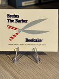 Brutus The Barber Beefcake Logo 1990 WWF Classic Games #143